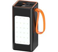 Power Bank， / 50000 Mah Large Capacity 66W Super Fast Charging Portable Outdoor Mobile Phone,Black
