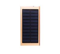 Power Bank,50000Mah Solar Ultra-Thin Mobile Dual USB Phone Charger Flashlight Powerbank Portable Pover,A