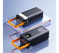 Power Bank 50000mAh Super Fast Charging with Display Screen and Flashlight, 4-Way Output, 2-Way Input, Large Capacity Battery for Smartphones