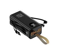 Power Bank 50000mAh Super Fast Charging with Display Screen and Flashlight, 4-Way Output, 2-Way Input, Large Capacity Battery for Smartphones