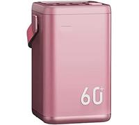Power Bank， 60000Mah, Portable Quick Charge with 2 2.4A USB Ports, 1 Type-C Ports And Fast Charge USB Ports, 4-In-1 QC,Pink