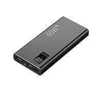 Power Bank， 65W Portable Charger, PD 20W QC3.0 Fast Charging External Battery Pack with LED Display, Cell Phone Emergency Power Charger And More,20000mah