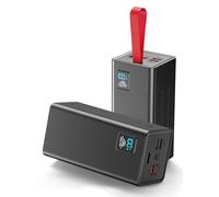 Power Bank 90000mAh, 5 Output 2 Input Fast Charging Battery Pack, PD 3.0 QC 4.0 High-Capacity Power Bank for Outdoor Camping and Travelling Compatible with iPhone