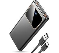 Power Bank, Fast 22.5W Charging 10000mAh Portable Charger, Small Battery Pack USB C Input & Output Powerbank with LED Display, PD3.0 QC4.0 Phone Battery Pack for iPhone 17/16/15/14/13, Android etc.