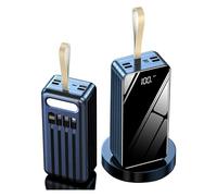 power bank fast charging,100000Mah High Capacity Power Banks 1A Fast Pack 7 Devices at The Same Time for, s, Game Consoles(Black)