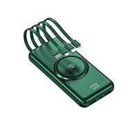 Power Bank fast charging 20,000 MAh Portable Wireless External Battery Charger with Built-in Cables Large Capacity Slim