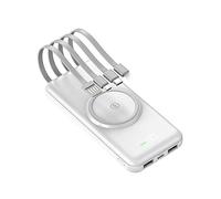 Power Bank fast charging 20,000 MAh Portable Wireless External Battery Charger with Built-in Cables Large Capacity Slim