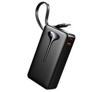 Power Bank Fast Charging, 22.5W Portable Charger 10000mAh, Small Battery Pack USB C Input & Output, Lightweight Mobile Phone Portable Power Banks with Built in Cable for iPhone, Samsung, Tablets etc