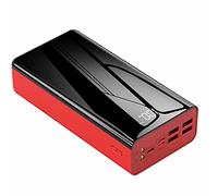 Power Bank fast charging, 50000mAh Huge Capacity Charger, with USB-C Output & Input Ports,Red,50000mAh