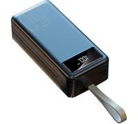 Power Bank fast charging, 60000Mah High Capacity Battery, LCD 3 Input 4 Output USB Fast Capacity Pack