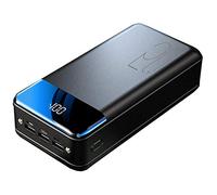 Power Bank fast charging, Charger, Usb C 50000Mah, Pack With 3 Output & 3 Input & Lcd & Led Flashlight