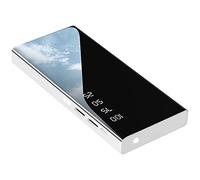 Power Bank,Fast Charging Portable 20000mAh External Battery Pack LED Digital Display Backup Power Source Flashlight for Outdoor Tent Camping Home Office