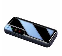 power bank fast charging,Power Bank 20000mAh Pack with 2 USB Outputs and USB C Input,Black,8000mAh