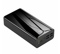 power bank fast charging,Power Bank 50000mAh Huge Capacity Charger, with USB-C Output & Input Ports, Fast Pack,Black,30000mAh