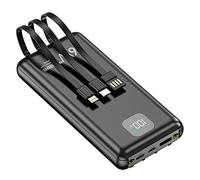 power bank fast charging Power Bank with Cable 20000mAh Fast Charging Portable External Battery Charger with Capacity Slim Power Bank for Smart