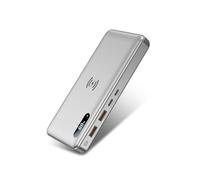 power bank fast charging,Wireless Power Bank 30000Mah PD 25W/15W Fast with 2 Input And 3 Output (Qi & USB C) for Phones, s And More