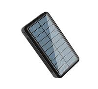 Power Bank， fast l Battery Solar 50000mAh USB Portable Charger with 4 Outputs 3 Inputs Fast Charging Powerbank Camping Light
