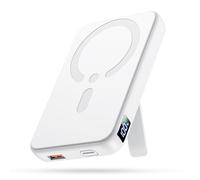 Power Bank for Magsafe, 12000 mAh Power Bank for iPhone, PD 22.5 W USB-A Output, Wireless Portable Charger with Type-C Input and Output, LED Display for iPhone 17/16/15/14/13/12/Pro/Pro Max