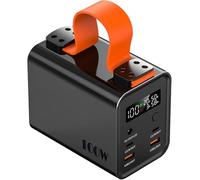 Power Bank，For Portable Charger Fast Charging 100W 60000Mah Fast Charge 22.5W Type C Pd Emergency Power Supply For Mobile Phones And Tablets Powerbank,Black