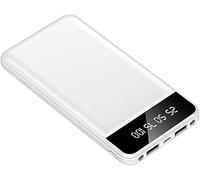 Power Bank，For Portable Charger Fast Charging 20000Mah Deluxe,Ultra-Compact High-Speed Charging Smallest Lightest External Batteries Ultra Slim Design,White,10000Mah,White,20000Mah
