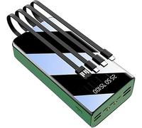 Power Bank,For Portable Charger Fast Charging 50000 Mah Huge Capacity Battery Pack, Built-In Charging Cables, Can Charge 7 Devices At The Same Time, Compatible 99% Of Usb Devices,Green