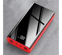 Power Bank,For Portable Charger Fast Charging Phone Portable 40000Mah Usb C S External Battery Compatible With 99% Of Usb Devices On The Market,Red