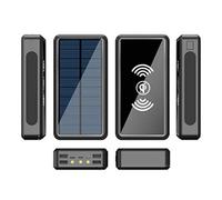 Power Bank For Portable Charger Fast Charging/Wireless/The Portable External Battery Is Compatible With 99% Of The Usb Devices On The Market,Black,100000Mah