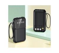 Power Bank,For Portable Charger With Led Display Inputs Comes With A Built In PowerBank Compact And Portable 20000mah Large Capacity Portable PowerBank(20000mAh/Black)