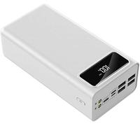 Power Bank,For Small Portable Charger 50000 Mah High Capacity External Battery Pack Type-C Fast Charging 4 Usb With Led Flashlight & Lcd Digital Display Powerbank`Compatible With Usb