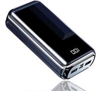 Power Bank,For Small Portable Charger 50000Mah Lcd Display Usb-C Charging 22.5W Pd Qc4.0 Fast Charging Smart S 3 Output External Battery Pack For 99% Of Usb Devices
