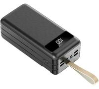 Power Bank,For Small Portable Charger 60000 Ma/Outdoor High Power/The Portable External Battery Is Compatible With 99% Of The Electronic Devices On The Market,Black