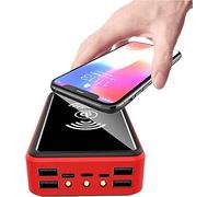 Power Bank,For Small Portable Charger PowerBank PowerBank100000Mah, Portablecharger Wireless With 5 Outputs & 4 Inputs, High Capacity External Battery With Led Flashlight,Phone Charger For I
