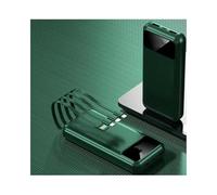 Power Bank,for Smartphones and More 66w Fast Charging with Built in Cable 20000 Mah Large Capacity Two Way Fast Charging Pd20w Mobile (20000mAh/Green)