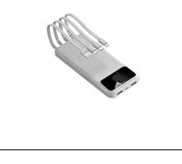 Power Bank，for Smartphones Tablets and More 66w Fast Charging with Built in Cable 20000 Mah Large Capacity Two Way Fast Charging Pd20w Mobile (30000mAh/A)