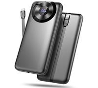 Power Bank High-Speed Charging 10000mAh, Portable Charger Dual Current Mode Phone Battery Pack with USB-C Input & Output, PowerBank Triple 3A for iPhone 17 16 15 Pro Max iPad Samsung Xiaomi Android