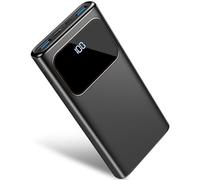 Power Bank High-Speed Charging 10000mAh, Portable Charger Dual Current Mode Phone Battery Pack with USB C Input & Output, PowerBank Triple 3A for iPhone iPad Samsung Xiaomi Android Long Life Recharge