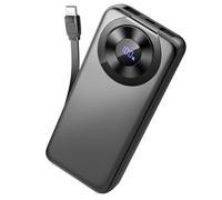 Power Bank High-Speed Charging 10000mAh, PowerBank Dual Current Mode Phone Battery Pack with USB C Input & Output, Portable Charger Triple 3A for iPhone iPad Samsung Xiaomi Android Long Life Recharge