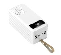 Power Bank, Large Capacity /80000Mah Outdoor/Phone Battery Usb Portable Charger s/Usb C,White