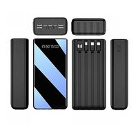 Power Bank， Mobile Cell Phone Portable Charger Phone Battery High Capacity Usb Portable Charger s/Usb C,Black,60000Mah