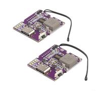 Power Bank Module, 2pcs DIY PD/QC Circuit Board, 22.5W Bidirectional Fast Charging, Full Protocol Super Fast Mobile Battery Kit(C Lamp display)