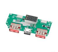 Power Bank Module 5V 3A Fast Charging Board with LED Digital Display for DIY for battery Pack Projects Green 56x25x10mm