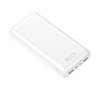 Power Bank， Pd25W 20000Mah Wireless Charging Mobile Phone Battery Usb C Portable Charger Compatible With 99% Of Usb Devices On The Market,White