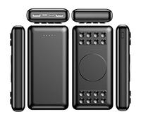 Power Bank Pd25W 20000Mah Wireless Charging Mobile Phone Battery Usb C Portable Charger Compatible With 99% Of Usb Devices On The Market,Black