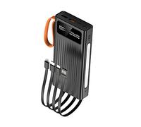 Power Bank，Portable 66 W Fast Charging Powerbank for Heated Gilet Vest Jacket High Capacity Battery Bank for Phone 4 Cables Flashlight