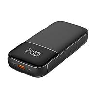 Power Bank， Portable and Lightweight, 20000Mah Large-Capacity to Meet Your Charging Needs Anytime, Anywhere,Black