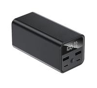 Power Bank, Portable Charger, 100W 20000Mah LED Display 2 USB Ports, 2 USB C Input/Output Fast Charging Battery Pack, Phone Charger,Black