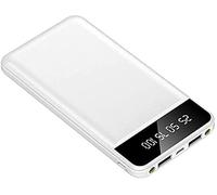 Power Bank Portable Charger 20000Mah Deluxe, Mini Ultra-Compact High-Speed Charging Smallest Lightest External Batteries Ultra Slim Design Portable Charger,White,10000Mah,White,10000Mah