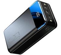 Power Bank，Portable Charger 50000Mah, 2.1A Fast Charging, External Battery Pack, USB C Portable Phone Charger Compatible with Most USB Devices,Black