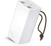 Power Bank Portable Charger 50000Mah Large Capacity 25W Fast Charge Powerbank External Battery Charger Spare Battery Phone Auxiliary Battery,Black,White