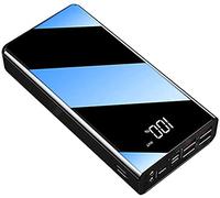 Power Bank Portable Charger 60000Mah External Battery, High Capacity Portable Battery Pack Lcd Display 3 Usb Input + 4 Usb Output (4 Parts), Black, 60000 Mah,Black,50000Mah